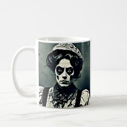 Spuk Clown Kaffeetasse (Links)