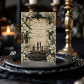 Spuk Coffin Candle Gothic Ansammlung Einladung