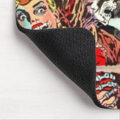 Spuk Comic-Buch Halloweens Mousepad (Ecke)