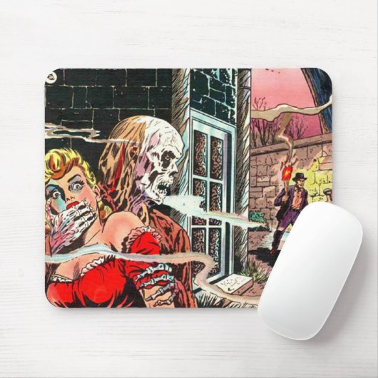 Spuk Comic-Buch Halloweens Mousepad (Mit Mouse)