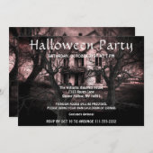 Spuk Creaky Old House Party Einladung (Vorne/Hinten)