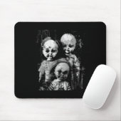 Spuk Creepy Doll Horror Tower Halloween Goth Alt Mousepad (Mit Mouse)