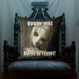 Spuk Doll 80er Horror Film Demon besessen Kissen