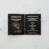 Spuk Doll Halloween Einladung (Innenseite)