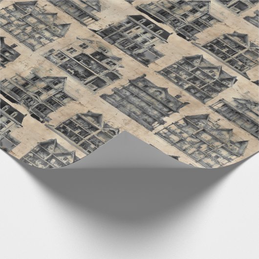 Spuk Dollerhaus Blueprint Geschenkpapier (Ecke)