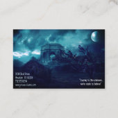 Spuk Dorf des paranormalen Ermittlers Visitenkarte (Rückseite)