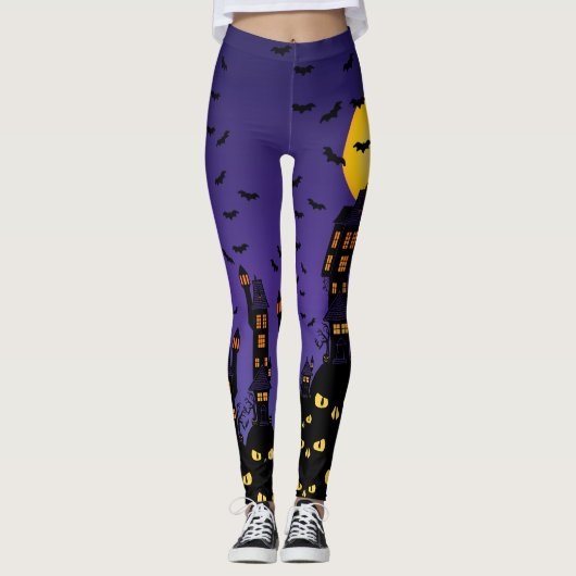 Spuk Dorf Leggings (Vorderseite)