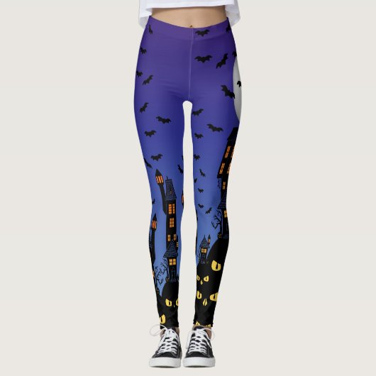 Spuk Dorf Leggings (Vorderseite)