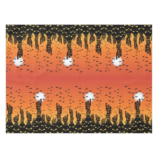 Spuk Dorf Tischdecke (Vorderseite (Horizontal))