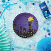 Spuk Dorfplatte Pappteller (Party)