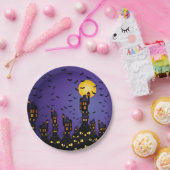 Spuk Dorfplatte Pappteller (Party)