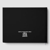 Spuk durch die amorphe Form der Schatten Gästebuch (Rückseite)