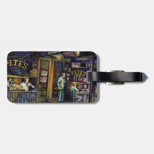  Spuk durch die amorphe Form der Schatten Gepäckanhänger (Rückseite horizontal)