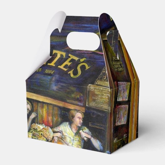 Spuk durch die amorphe Form der Schatten Geschenkschachtel (Rückseite)