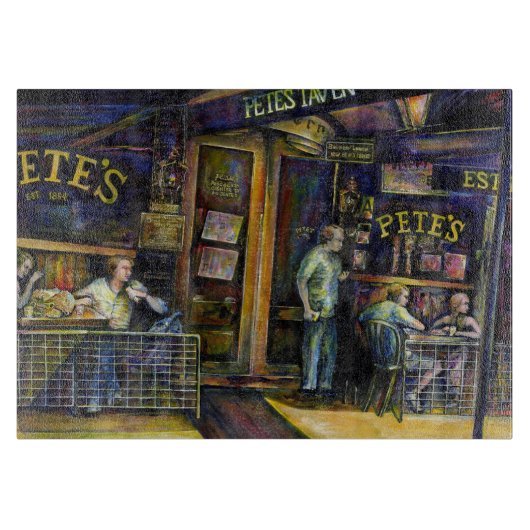 Spuk durch die amorphe Form der Schatten Schneidebrett (Vorderseite)