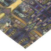 Spuk durch die amorphe Form der Schatten Tischdecke (Schrägansicht)