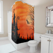 Spuk Duschvorhang (Beispiel)