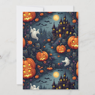 Spuk Einladung zu Halloween-Abend