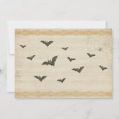 Spuk Einladung zu Halloween Housewarming (Rückseite)