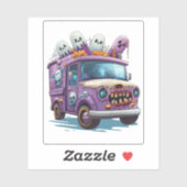 Spuk Eiskrem LKW Aufkleber (Blatt)