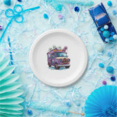 Spuk Eiskrem LKW Pappteller (Party)