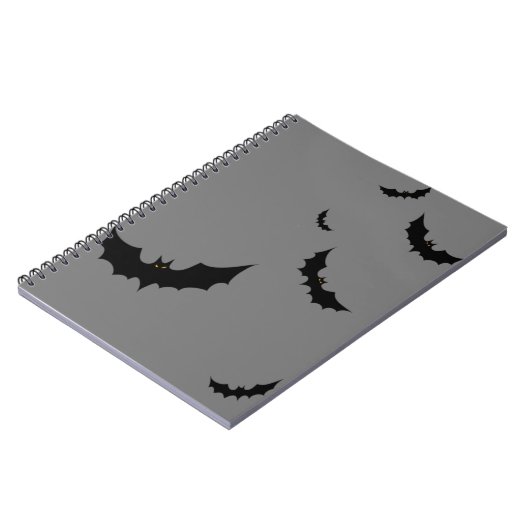 Spuk Erinnerungen: Halloween Spiral Journal Notizblock (Linke Seite)