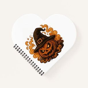 Spuk Ernte - Doppelseitiger Halloween Pumpkin & Notizblock