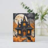 Spuk Erntezeit Feiertagspostkarte (Stehend Vorderseite)