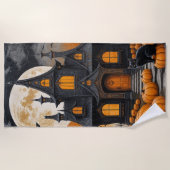 Spuk Erntezeit Strandtuch (Vorderseite)