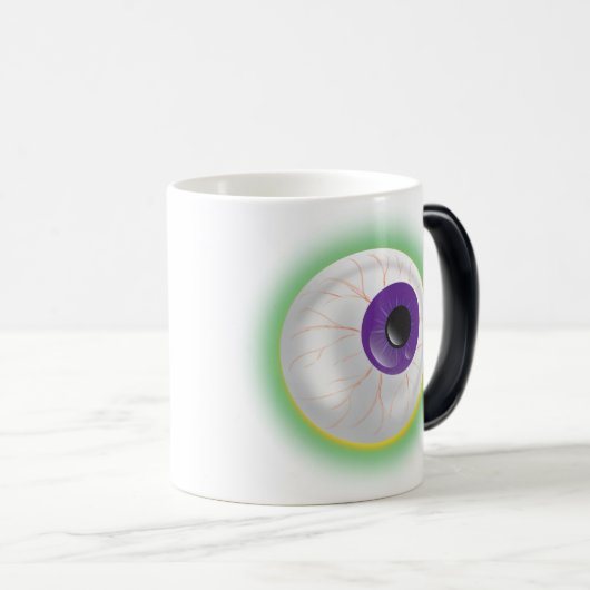 Spuk EyeballaugusHalloween-Monster Verwandlungstasse (VorderseiteRechts)