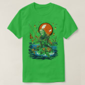 Spuk Fangreise heißer Halloween Angler 2 T-Shirt (Design vorne)