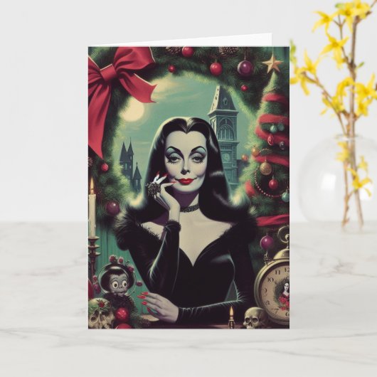 Spuk Ferien Karte (Gelbe Blume)