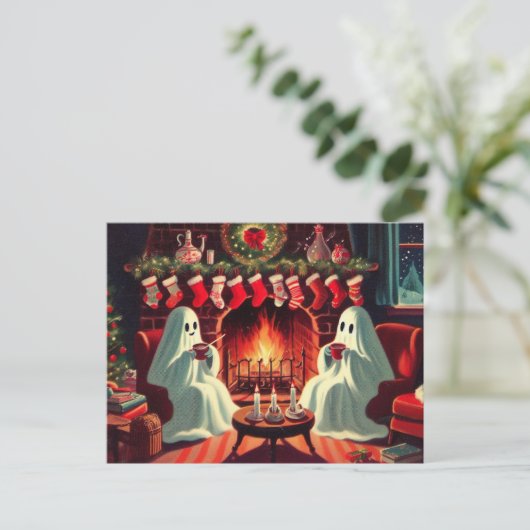 Spuk Ferien Postkarte (Stehend Vorderseite)