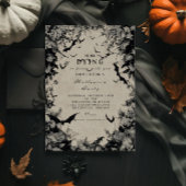 Spuk Fledermäuse Gothic Halloween Einladung