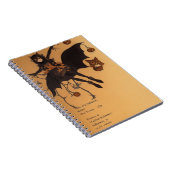Spuk Forest Dreams Owl Notebook zu Halloween Notizblock (Rechte Seite)