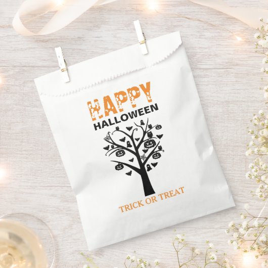 Spuk Forest Halloween-Fangans Geschenktütchen (Ausgeschnitten)