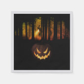 Spuk Forest Halloween Serviette (Vorderseite)