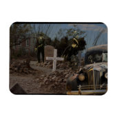 Spuk Friedhof im Grabstein Magnet (Horizontal)