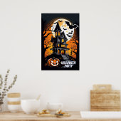 Spuk Gala, Halloween-Party Poster (Küche)