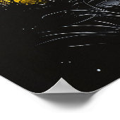 Spuk gedrehtes Haus - Gotische Fantasie Kunst Poster (Ecke)