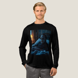Spuk Gesichtskunst Tri-Blend Shirt