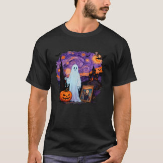 Spuk Ghost Spirit - Halloween Horror Night Scene T-Shirt
