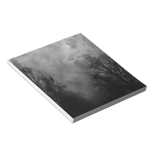 Spuk Gothic Sky Notizblock (angewinkelt)