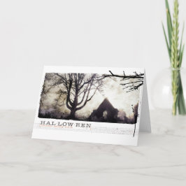 Spuk gotische Friedhofsphotographie Halloweens Karte