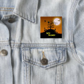 Spuk Grave Yard Halloween Dekorativ Button (Beispiel)