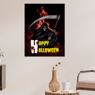 Spuk Grim Sensenmann Custom Halloween Posters Poster