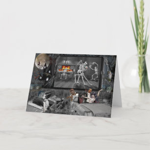 Spuk Halloween Antrieb-in Karte