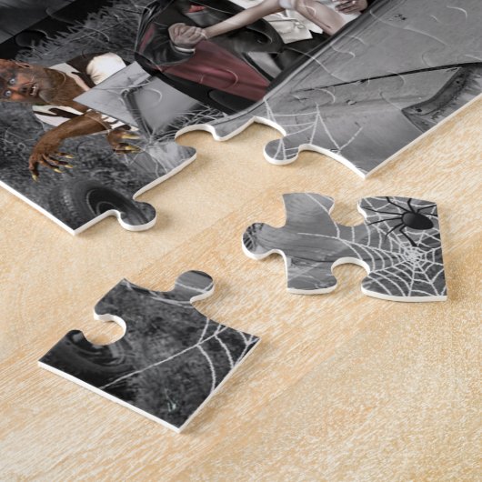 Spuk Halloween Antrieb-in Puzzle (Seite)