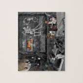 Spuk Halloween Antrieb-in Puzzle (Vertikal)