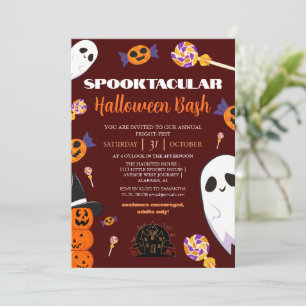 Spuk Halloween-Bash-Party von Boo Einladung